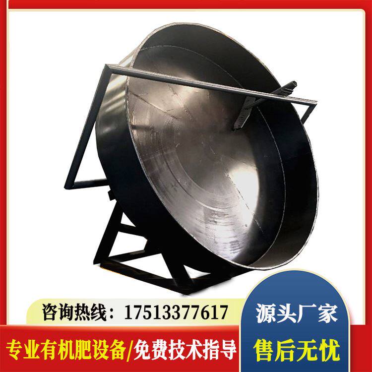 富德 有机肥生产线 圆盘造粒机 有机肥加工设备现货