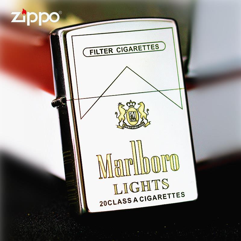 Zippo之宝打火机205常规款万宝路Marlboro防风煤油商务收藏送礼zp