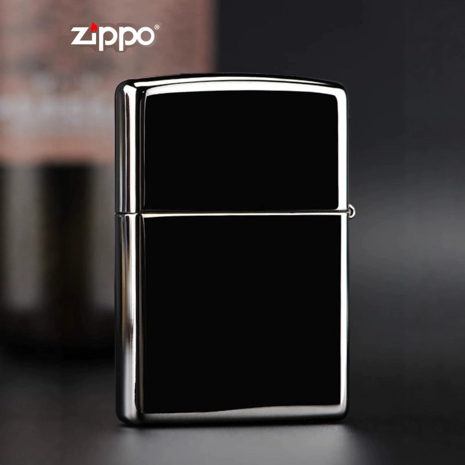 Zippo打火机正品之宝150黑冰男士送礼防风煤油送男友送父亲zppo