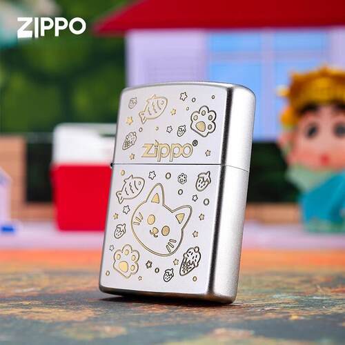 Zippo打火机芝宝正品甜心小猫个性创意官方煤油国潮送男朋友礼物