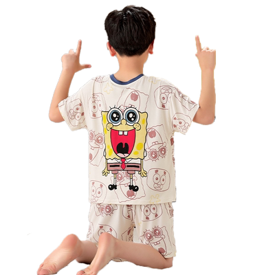 莫代尔海绵宝宝大童男孩家居服