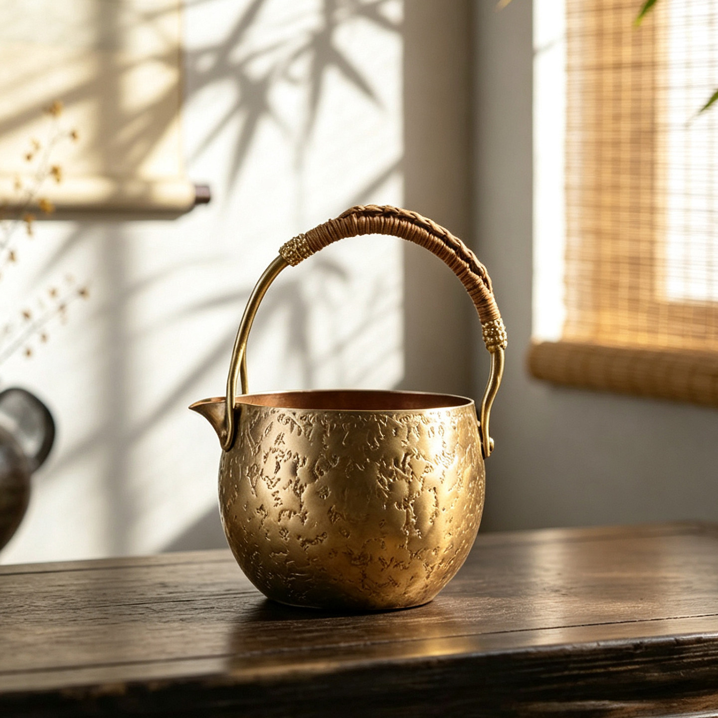 紫铜公道杯分茶器茶海泡茶公杯