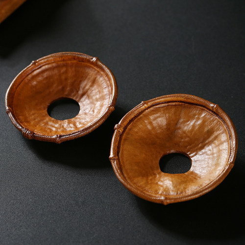 大漆竹节投茶器漏斗入茶器