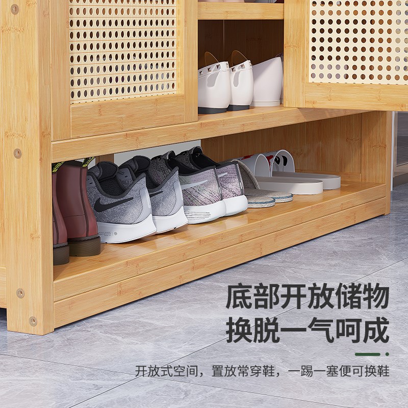 速发入户鞋柜家用门口室内简易鞋架子收纳置物架玄关柜一体大容量