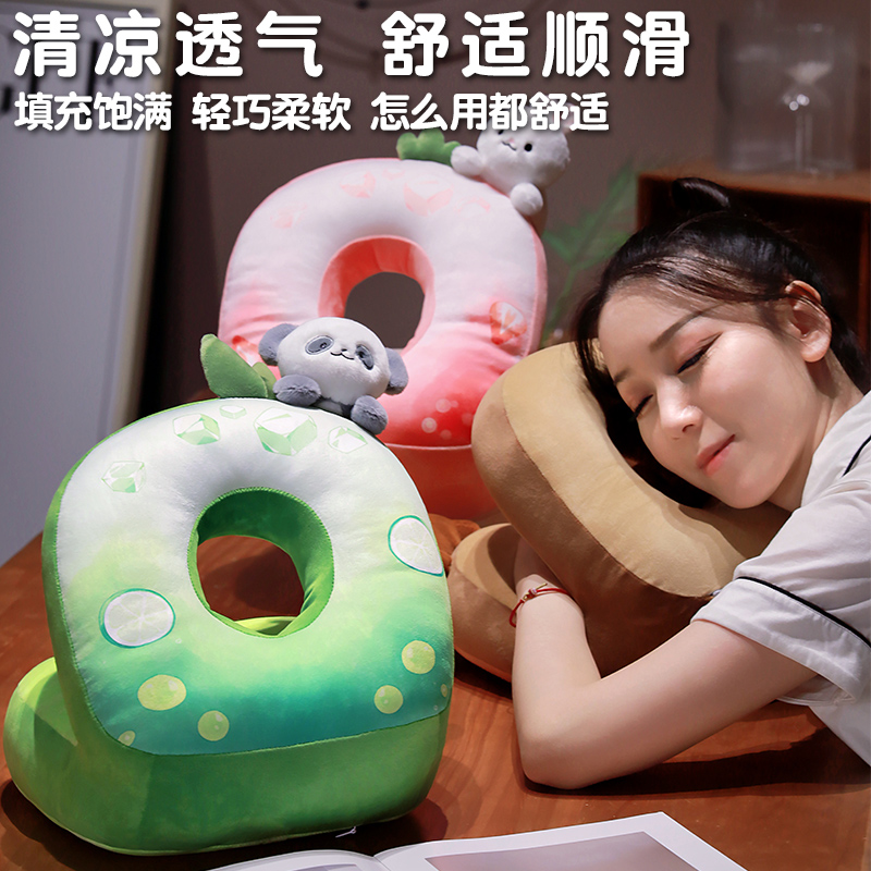 速发办公室睡睡枕午休神器小学生趴午枕桌上趴枕抱枕生睡觉枕头夏