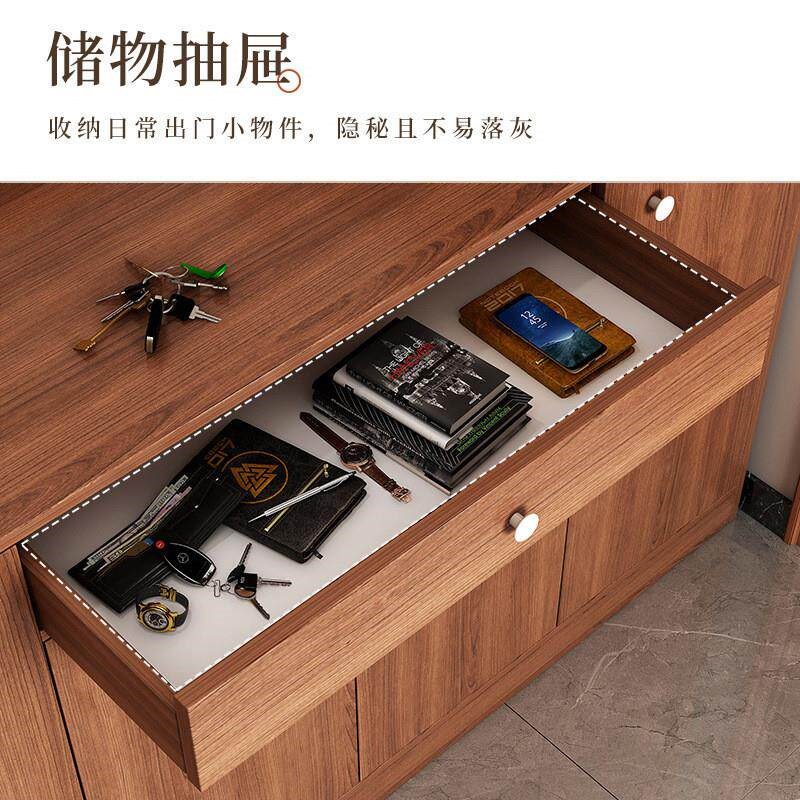 速发鞋柜家用门口加长版室内玄关柜新中式储物柜大容量收纳台柜鞋