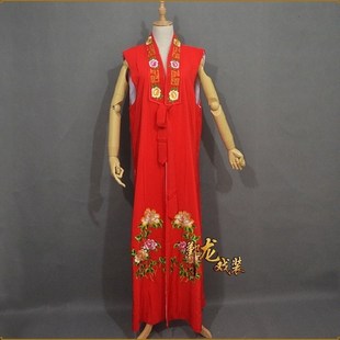 影视小生对领对肩绣花坎实惠款 速发新品 坎剧戏曲公子越领背心古装