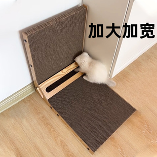 速发l型猫爪板猫窝一体耐猫不掉屑立式磨抓板替换芯瓦楞纸猫玩具