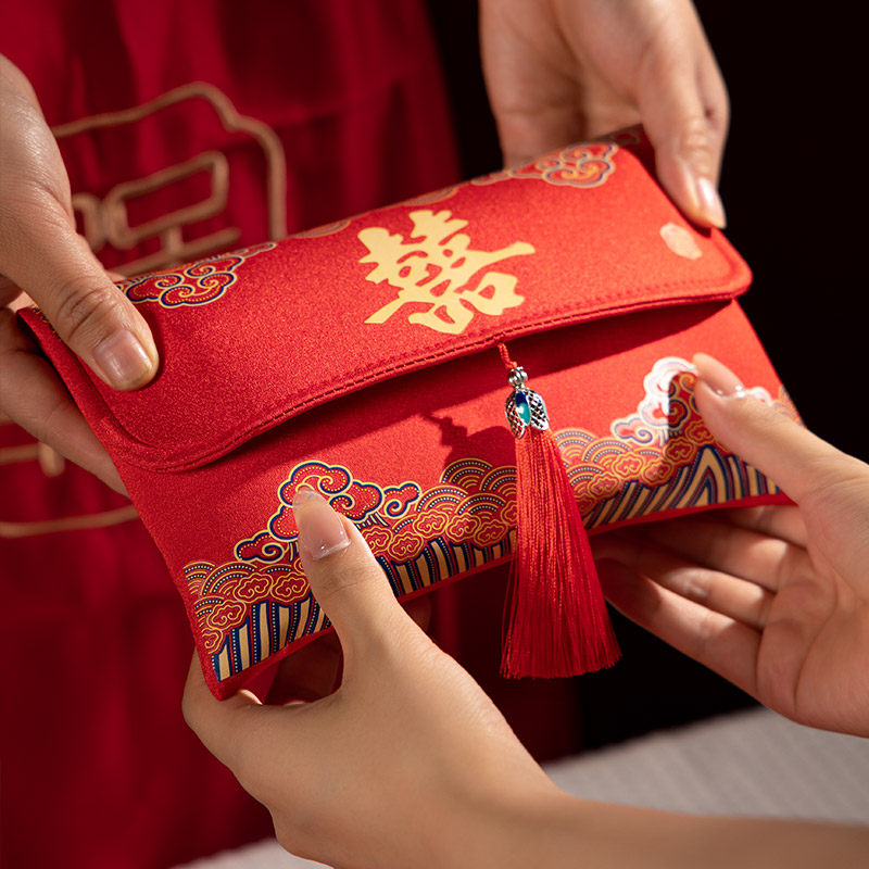 速发大红包袋20大新款改口元一对结婚专用喜包礼订婚用品2全