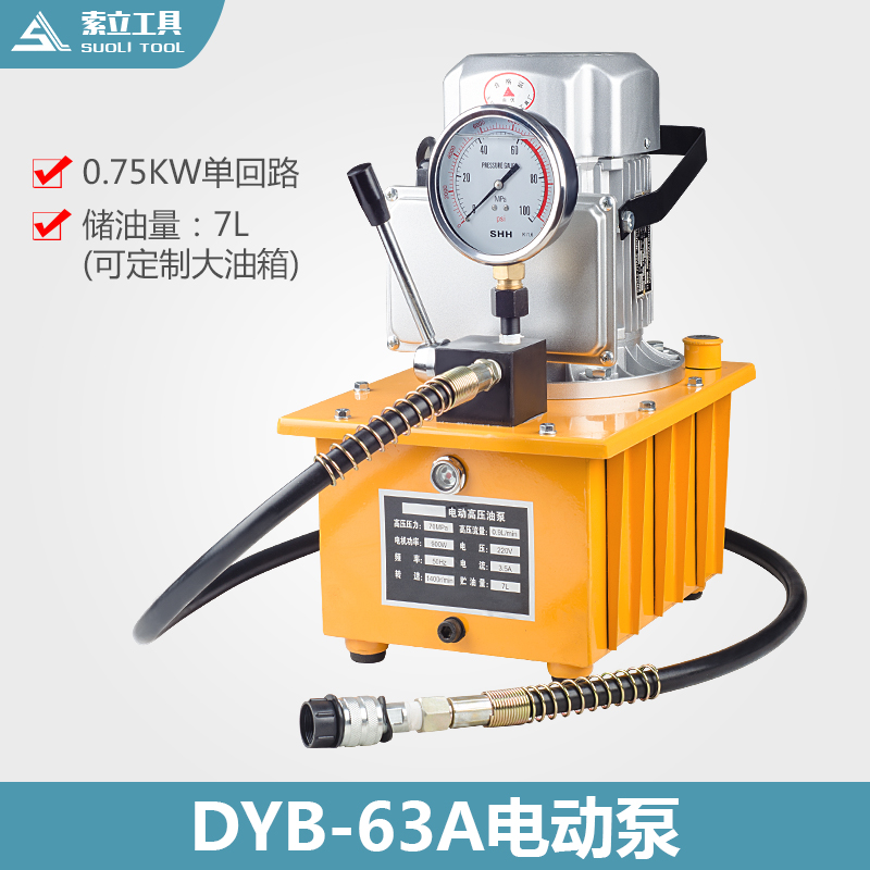 速发DY电-6A液压电动泵浦 超高压B动油泵 电动液压泵 手动开关电