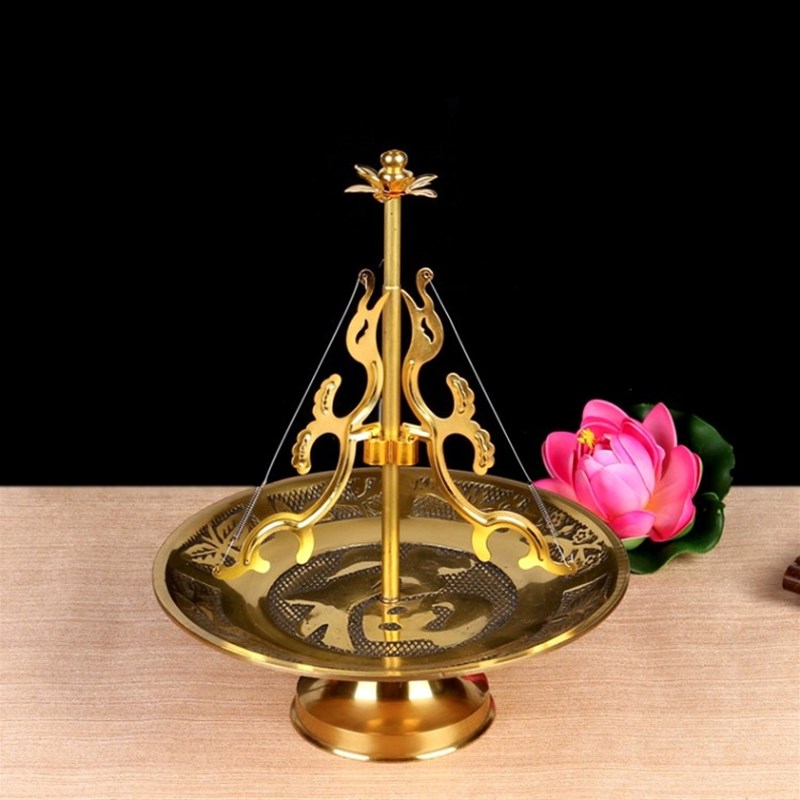 速发纯铜供佛炉字招财收缩檀香架家用室内香香盘塔座香薰托福支架