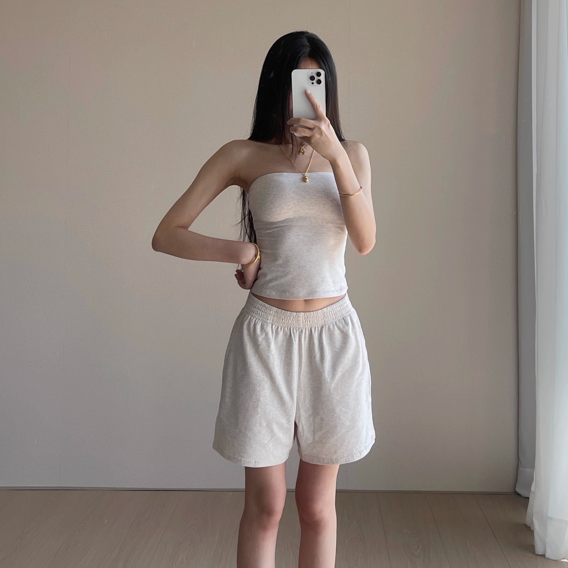 SKIMScotton平替卡戴珊短裤女