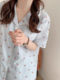 短袖 短裤 韩版 ins睡衣女夏季 清新舒适薄款 家居服两件套学生可外穿