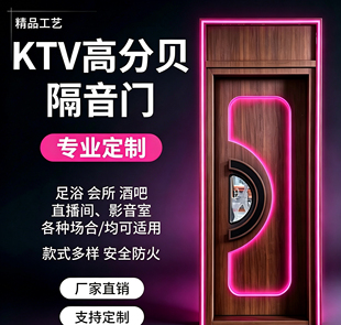 高端超强隔音门 灯带炫彩隔音门 酒吧门包厢门演播厅舞台剧厅ktv