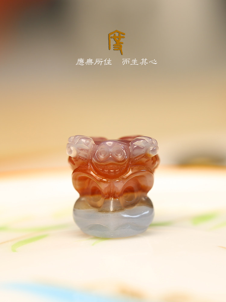 天珠线珠改制大鹏鸟喜主尸陀林文DIY配件