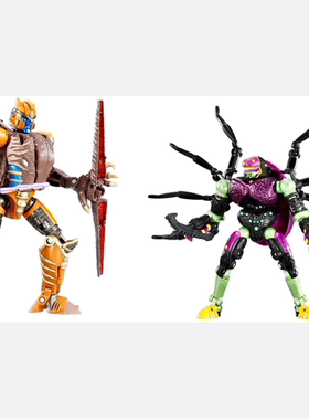 TAKARA孩之宝变形金刚超能勇士BWVS06恐龙勇士对决狼蛛日版现货