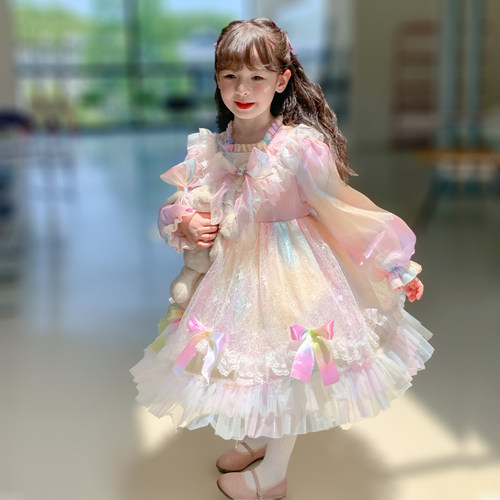 洛丽塔公主裙宝宝生日礼服超仙