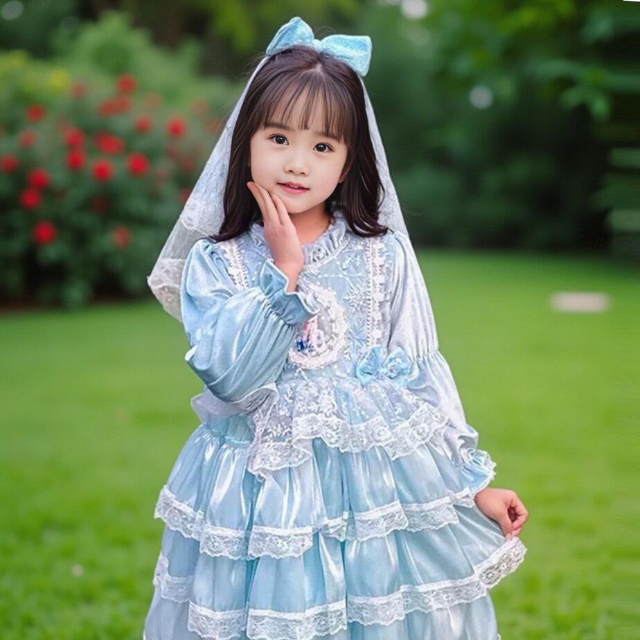 洛丽塔女童公主裙秋冬款