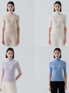 VogoPetite  羊绒打底无缝高领套衫BP131E1110