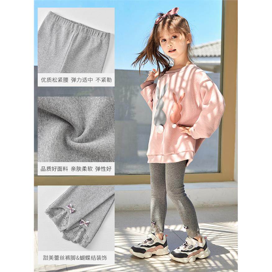 a类纯棉女童打底裤春秋款