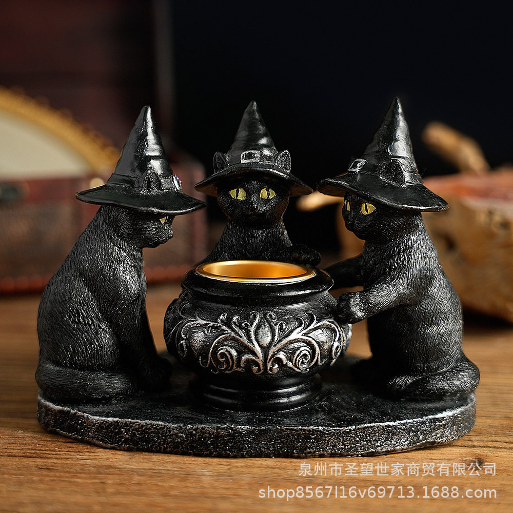 万圣节新款巫师猫神秘暗