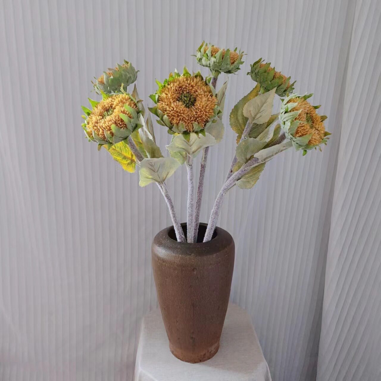 北欧风情欧式仿真花3叶