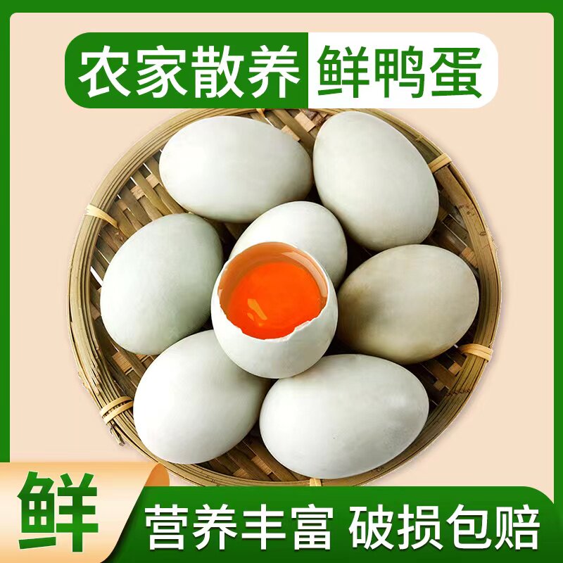 我老家新鲜鸭蛋农家散养新鲜青壳生鸭蛋现捡现发破损包赔怎么看?