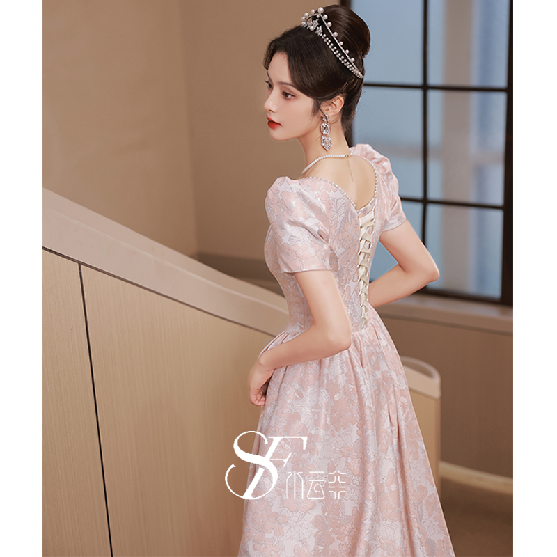 韩式晚礼服女艺考音乐生气质高端小众轻奢在逃公主系列年会连衣裙