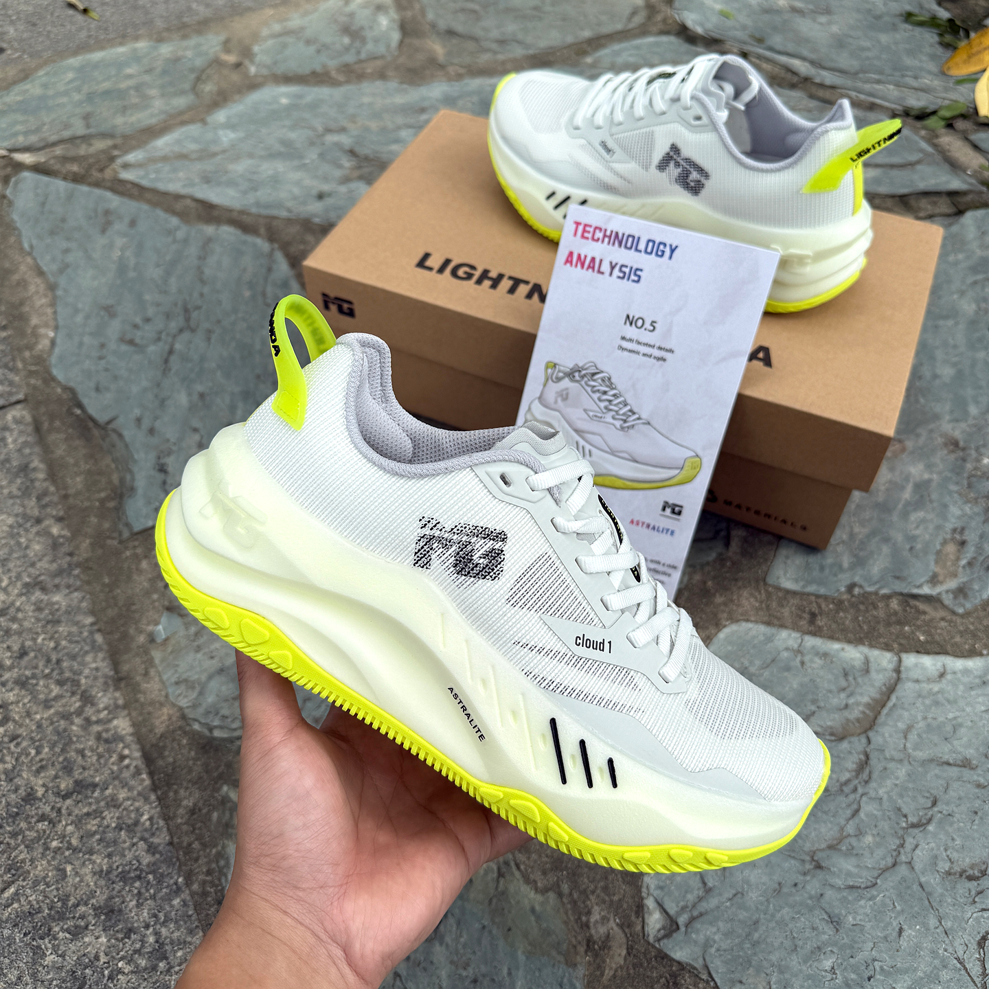 MG超临界宽楦透气厚底跑步鞋