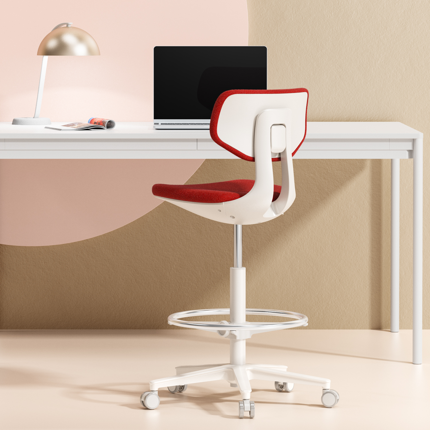 护腰加高脚升降椅舒适骑马椅