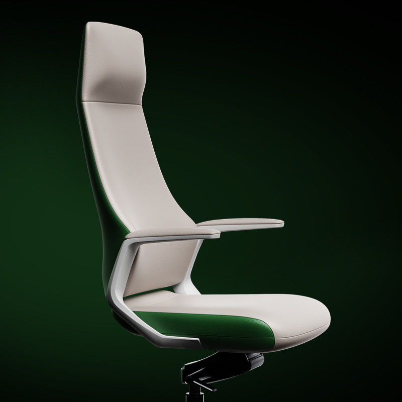 真皮老板椅轻奢高级感商务电脑椅人体工学转椅书房椅办公椅大班椅