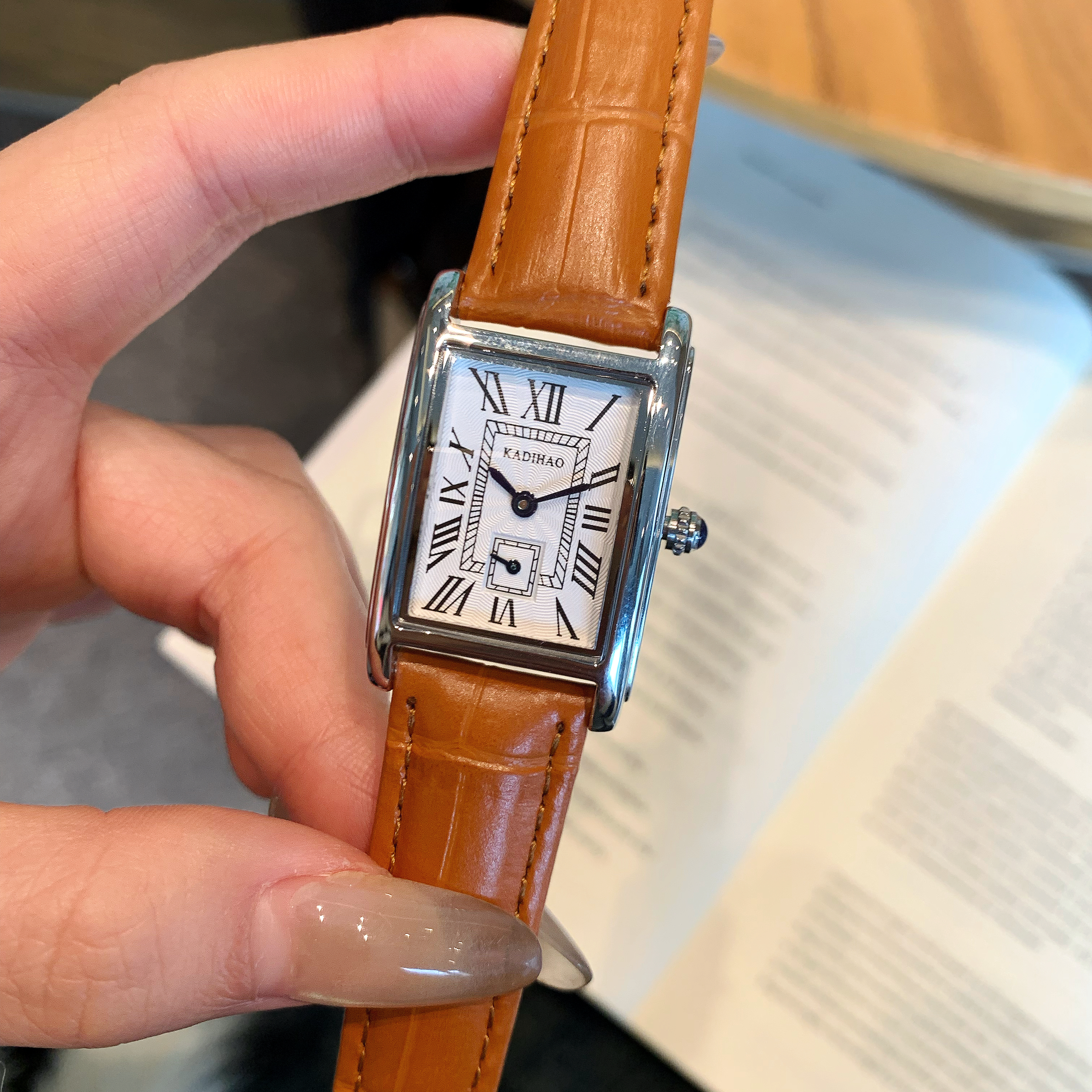 2025新款方形小棕表女款手表