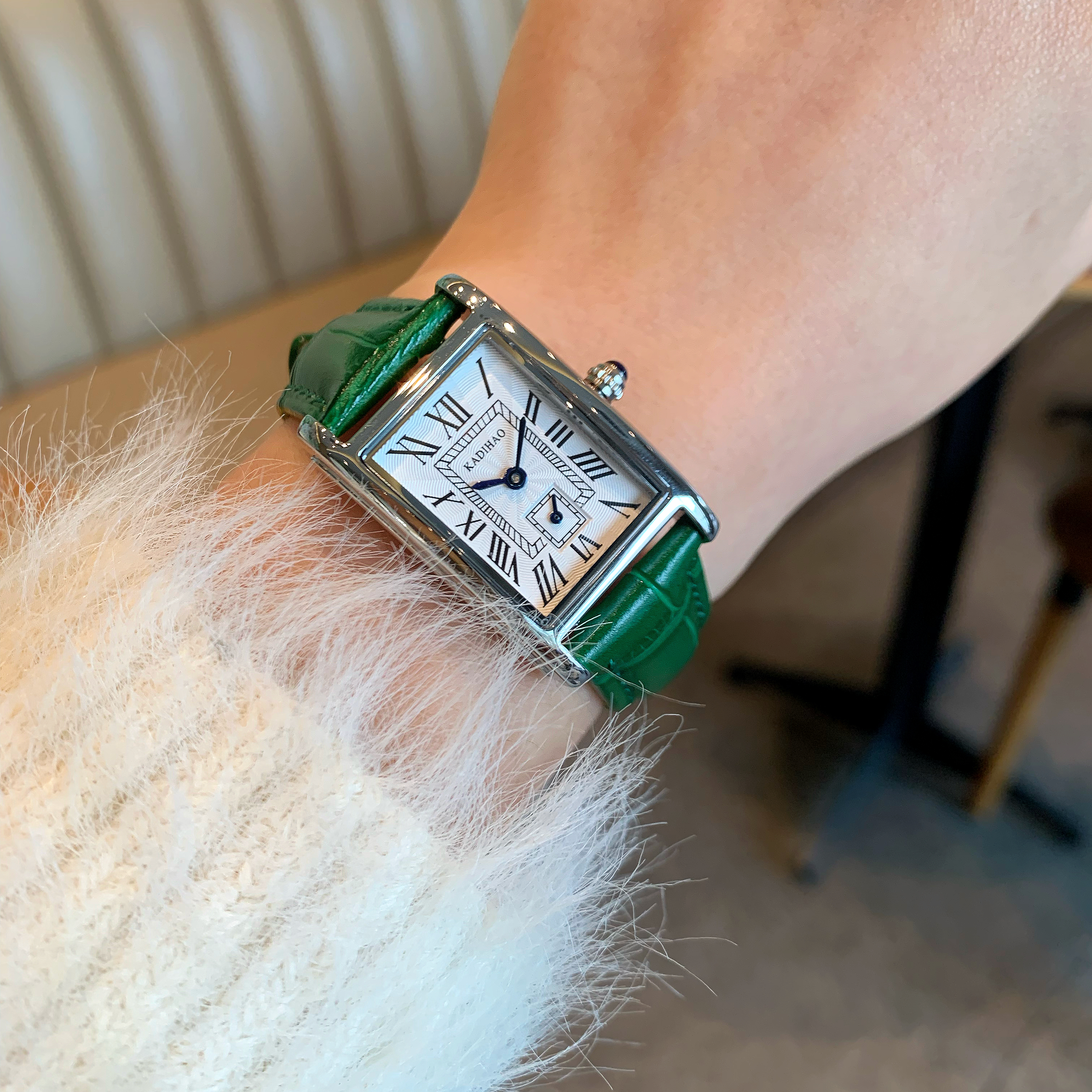 2025新款方形小绿表女款手表