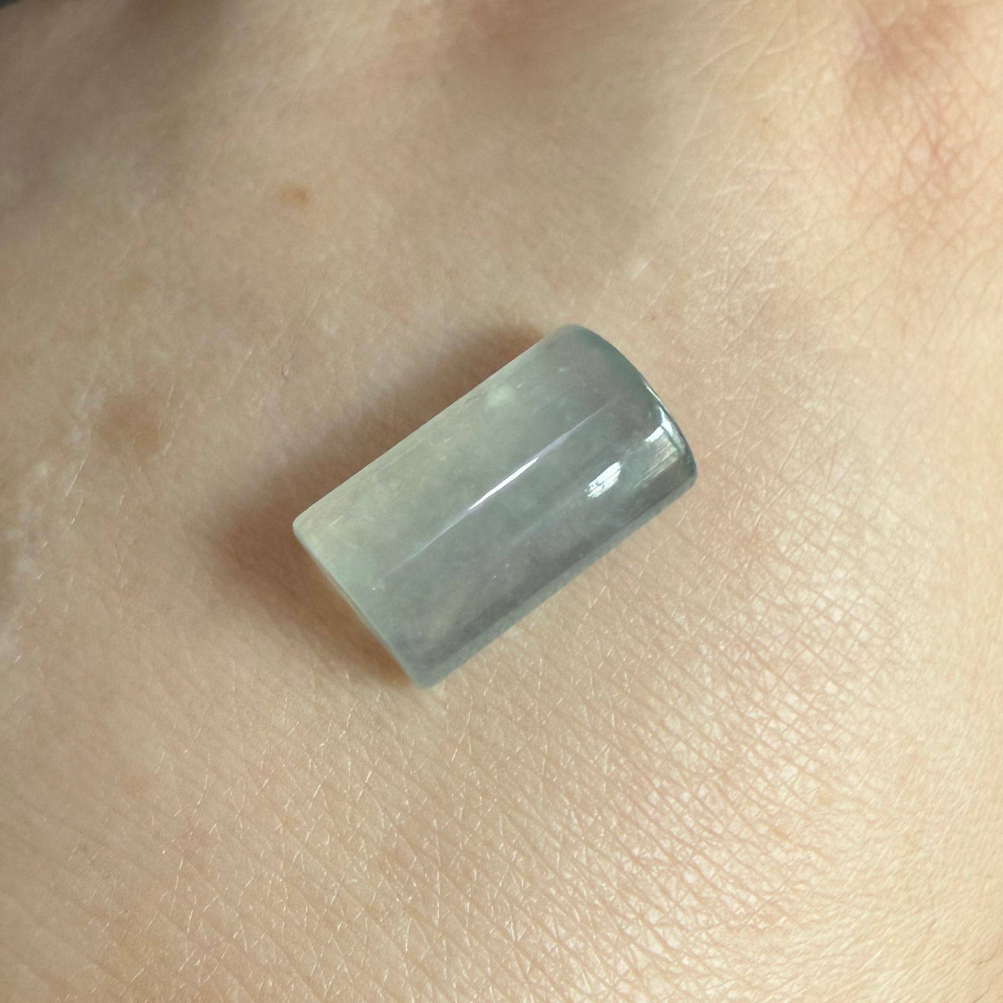 缅甸A货冰种起胶厚庄马鞍翡翠