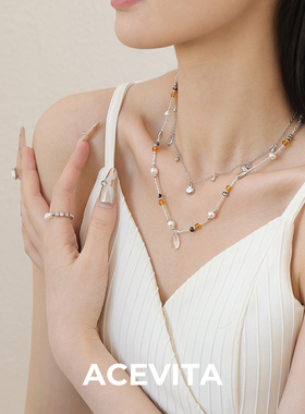 法式原创小众串珠项链ACEVITA