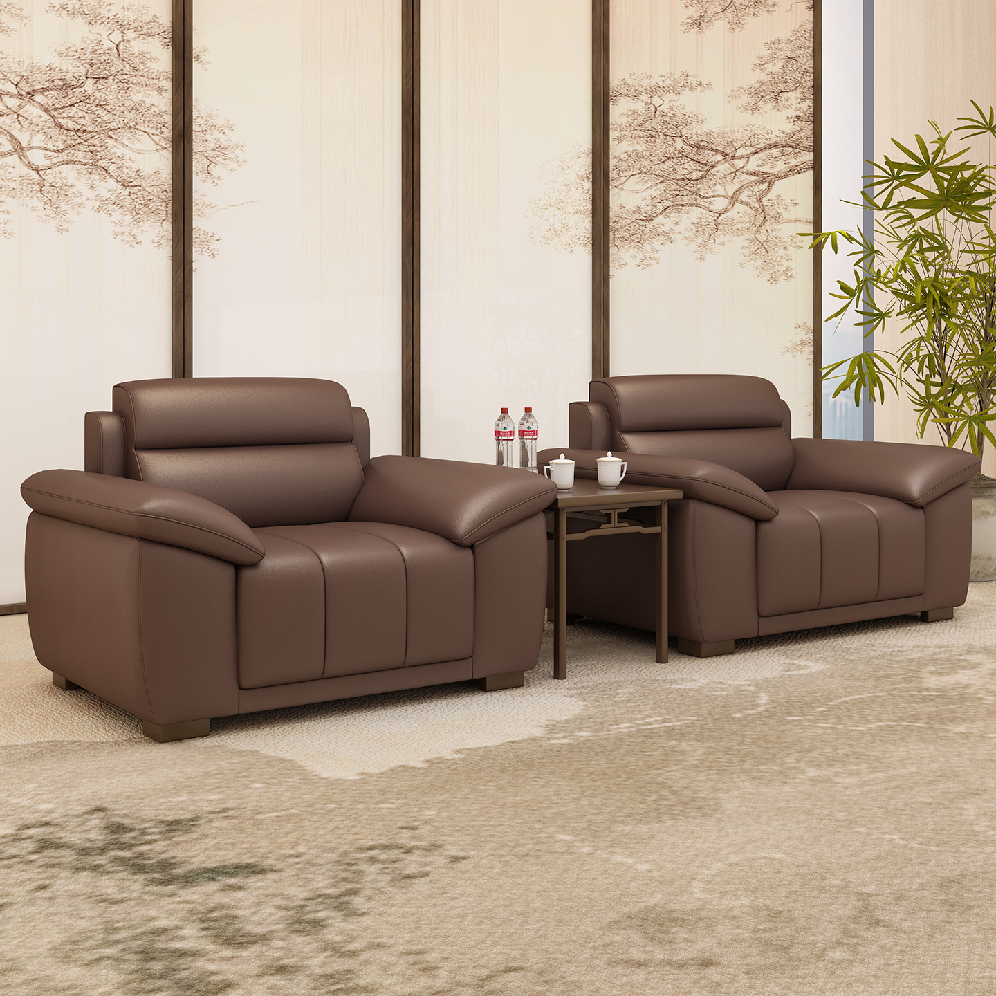 办公室沙发商务接待洽谈酒店茶几