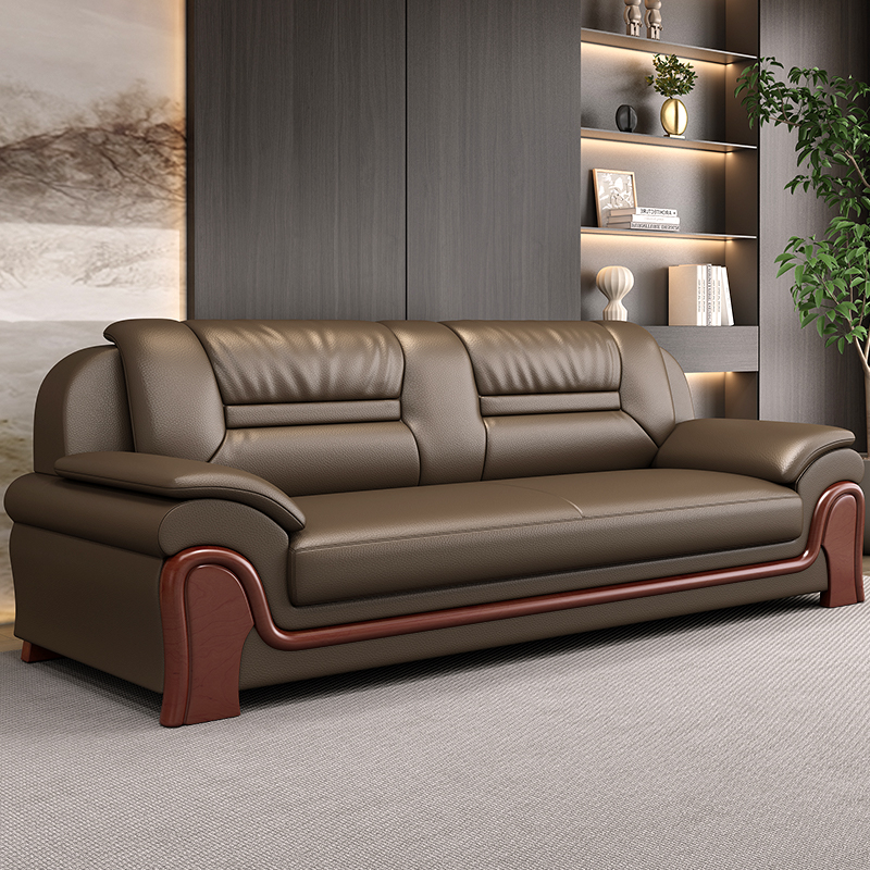 办公室沙发商务接待沙发茶几组合