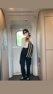 sourcewith高腰经典显瘦神裤