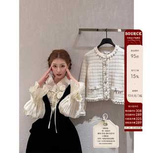 SourceWithU 玫瑰双姝 浮雕玫瑰重工衬衫长短款黑丝绒背心连衣裙