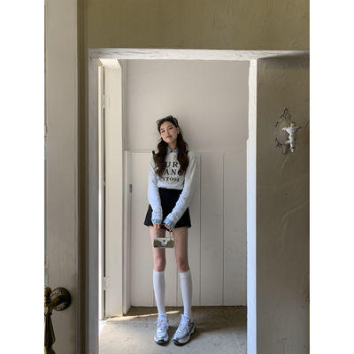 SourceWithU3美式复古打底衫T恤