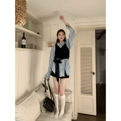 SourceWithU柔软好穿牛仔衬衫