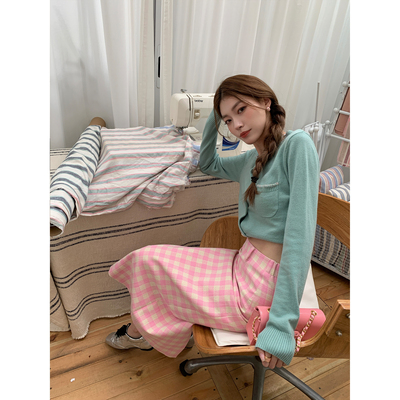 SourceWithU羊毛撞色明线针织衫