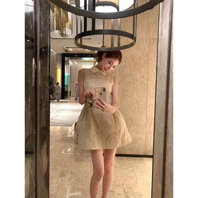 SourceWithU复合千金无袖连衣裙