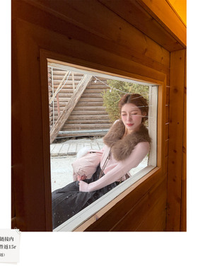 SourceWithU 轻眠燕麦 2色可拆卸小翻领针织毛衣气质毛领上衣女冬