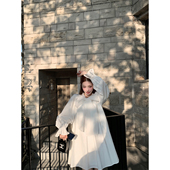 SourceWithU 裙 100棉光感纱拼接蝴蝶结衬衫 梦核少女 ning同款