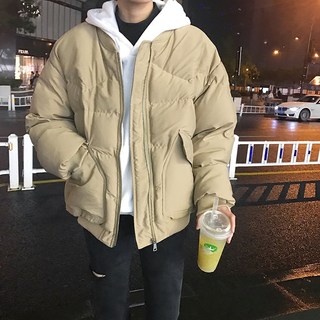 男冬季加厚羽绒棉衣韩版潮流面包服外套潮牌ins宽松情侣棉服棉袄