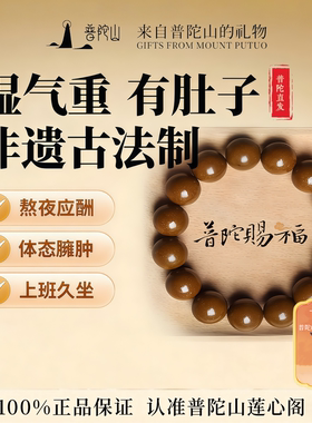 普陀山五行合香珠手串疏郁解肝情绪稳定助神眠中药手持送男友礼物