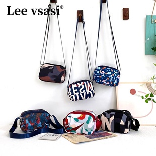 Lee vsasi迷你小包斜挎包女尼龙小巧手机包三层百搭牛津布高级感