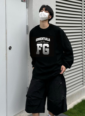 ESSENTIALS小众潮牌美式长袖T恤
