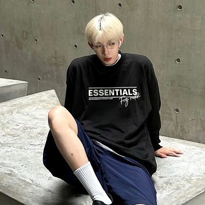 ESSENTIALS小众潮牌长袖T恤男女